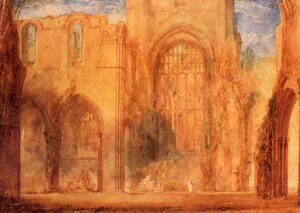 Turner - Interior Of Fountains Abbey  Yorkshire