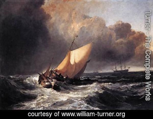 Turner - Dutch Boats in a Gale 1801