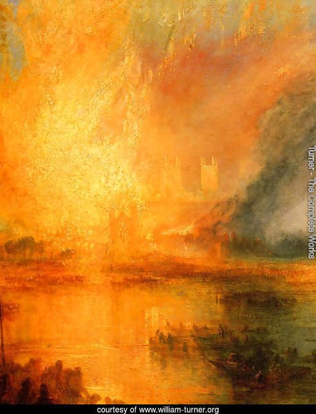 The Burning of the Houses of Parliament [detail: 1]