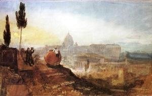 Turner - Rome: St. Peter's from the Villa Barberini