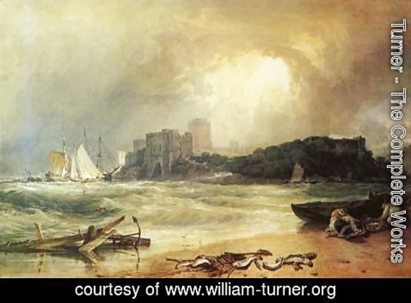 Turner - Pembroke Caselt, South Wales: Thunder Storm Approaching