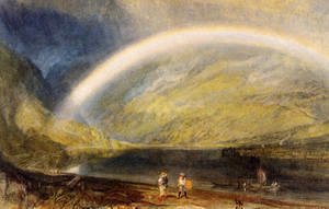 Turner - Rainbow (or A View on the Rhine from Dunkholder Vineyard, of Osterspey and Feltzen below Bosnart)