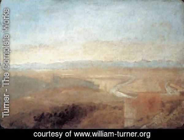 Turner - Hill Town on the Edge of the Campagna
