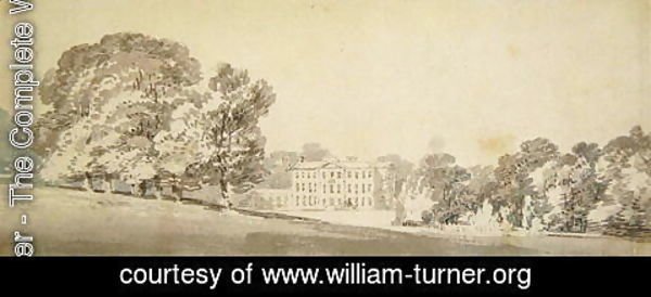 Turner - A three storied Georgian house in a park, c.1795