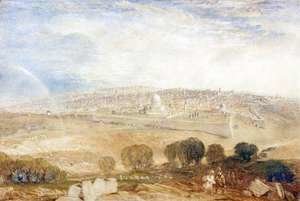 Turner - Jerusalem from the Mount of Olives, c.1835