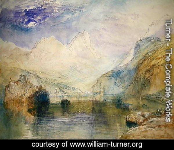 Turner - The Lauerzersee with Schwyz and the Mythen