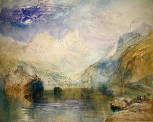 Turner - The Lauerzersee with Schwyz and the Mythen