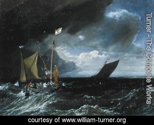 Turner - Seascape with a Squall Coming Up, c.1803