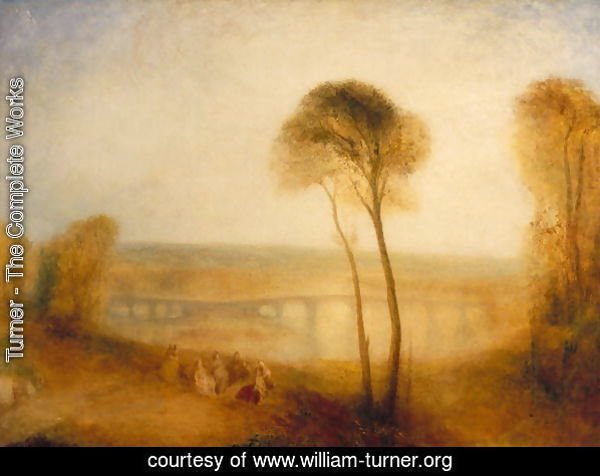 Landscape with Walton Bridges, c.1845