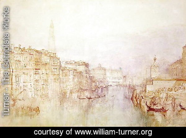 Turner - The Grand Canal looking towards the Dogana