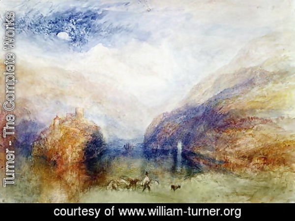 Turner - The Lauerzersee with the Mythens, c.1848