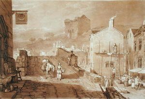 Morpeth, Northumberland, engraved by Charles Turner 1773-1857 published 1808