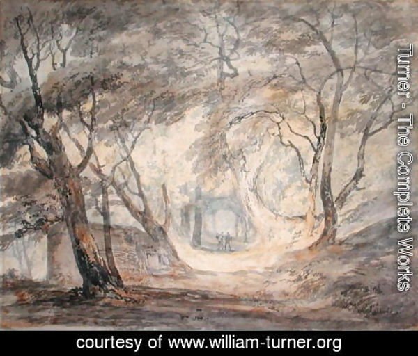 Turner - Woodland Scene with Figures, c.1798