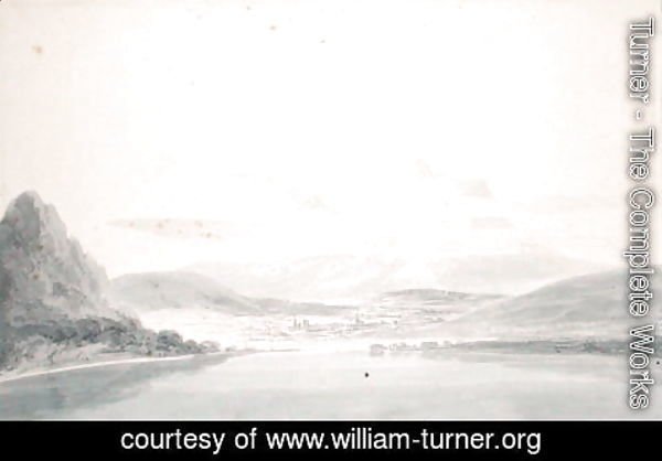 Turner - Landscape, after John Robert Cozens 1752-99