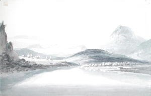 Lake of Klontal, after John Robert Cozens 1752-99
