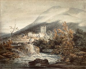 Turner - Llanthony Abbey, Monmouthshire, c.1792