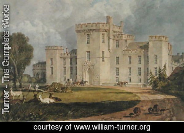 Turner - View of Hampton Court from the North-west, c.1806