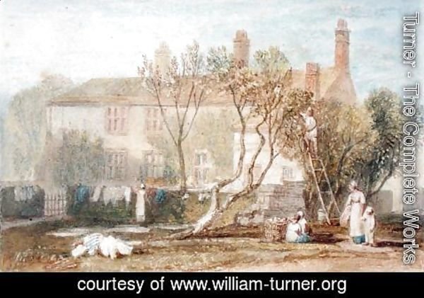 Turner - Steeton Manor House, near Farnley, c.1815-18
