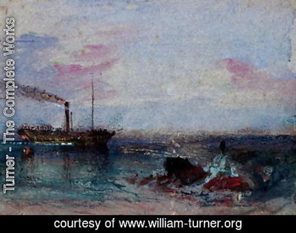 Turner - Seascape with a Boat