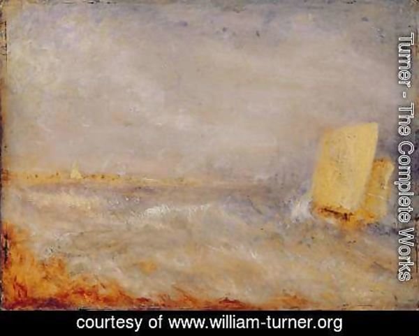 Turner - A Sailing Boat off Deal, c.1835