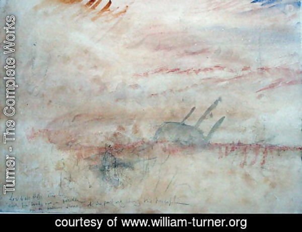 Turner - Lost to All Hope The Brig, c.1845-50