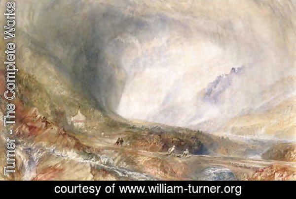 Turner - Storm in the Pass of St Gothard