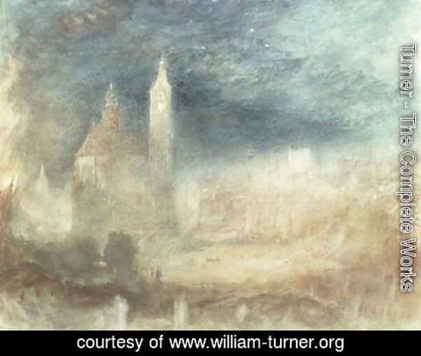 Turner - A Conflagration, Lausanne