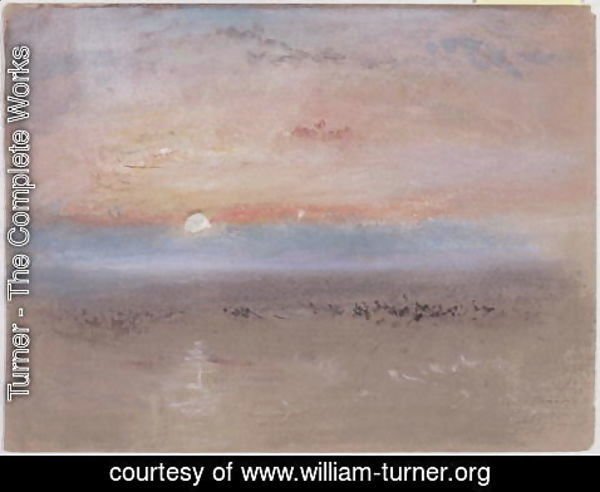 Turner - Sunset, c.1830