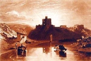 Norham Castle, engraved by Charles Turner 1773-1857 1859-61