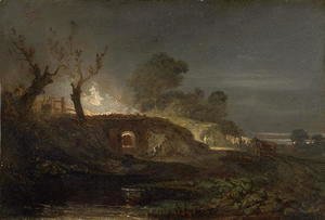 Turner - A Lime Kiln at Coalbrookdale, c.1797
