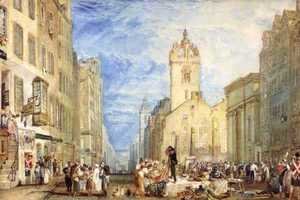 Turner - High Street, Edinburgh, c.1818