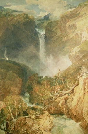 Turner - The Great Falls of the Reichenbach, 1804