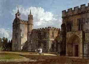 Turner - The Bishops Palace, Salisbury, c.1795