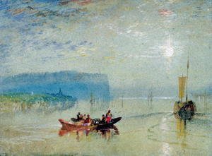 Turner - Scene on the Loire, near the Coteaux de Mauves, c.1830