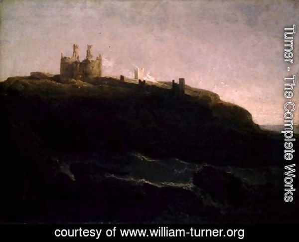 Turner - Dunstanborough Castle, Sunrise after a Squally Night, 1798
