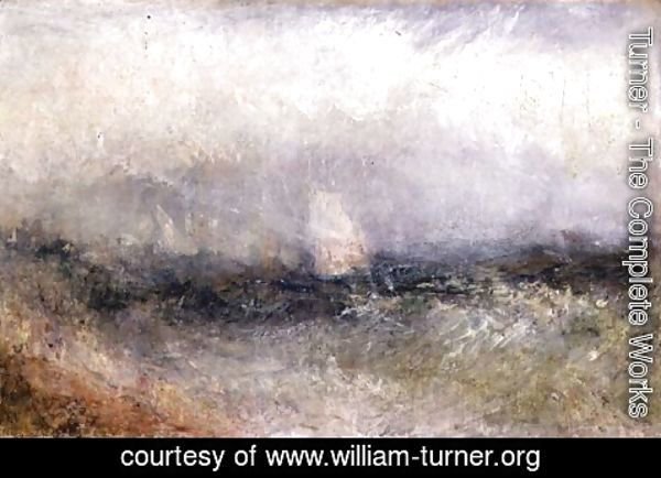 Turner - Off the Nore Wind and Water, 1840-5
