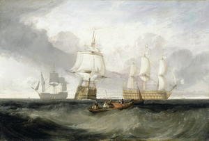 Turner - The Victory Returning from Trafalgar, 1806