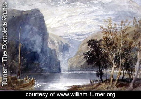 Turner - The Lorelei Rock, c.1817