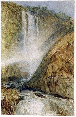 Turner - The Falls of Terni, 1817