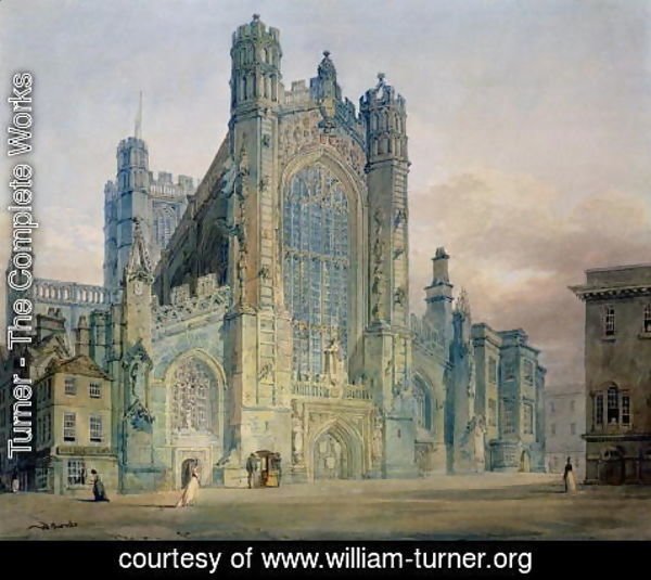 Turner - The West Front of Bath Abbey