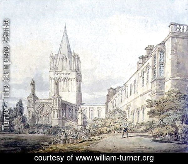 Turner - Christ Church Cathedral and Deanery, Oxford