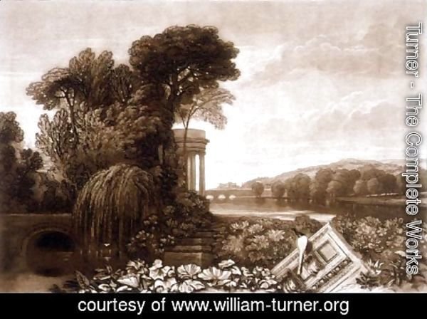Turner - Isis, from the Liber Studiorum, engraved by William Say, 1819