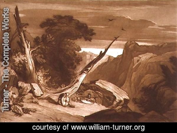 Turner - From Spenser's 'Fairy Queen', from the Liber Studiorum, engraved by T. Hodgetts, 1811