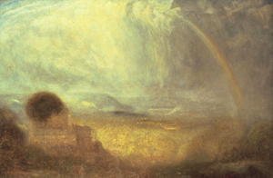 Landscape with a rainbow