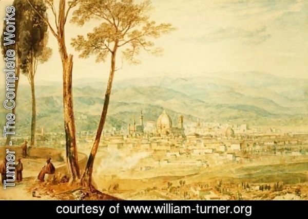 Turner - Florence from the road to Fiesole