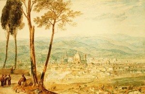 Turner - Florence from the road to Fiesole