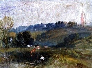 Turner - Landscape near Petworth, c.1828