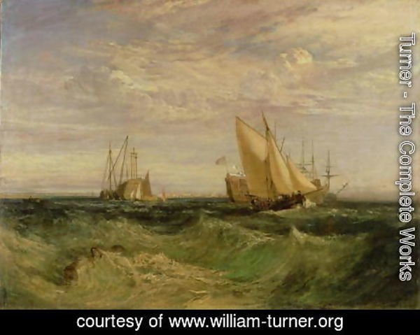 Turner - The Confluence of the Thames and the Medway, c.1808