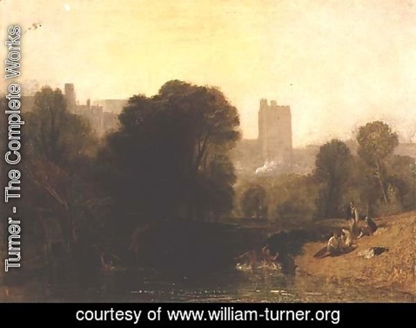 Turner - Near the Thames Lock, Windsor, c.1809