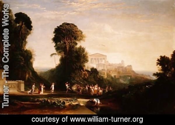 Turner - The Temple of Jupiter - Prometheus Restored